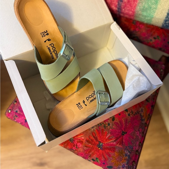 NIB Birkenstock Women's Sandals - Mint Green - Picture 6 of 8